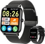 Smart Watch for Men Fitness Tracker: Waterproof Smart Watches for Women Digital Mens Watches Make/Answer Call Running Smartwatch Android Phone iPhone Samsung Compatible Heart Rate Monitor - Image 2