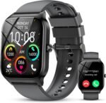 Smart Watch for Men Women, 1.85" HD Fitness Tracker with Bluetooth Calls/AI Voice Control, IP68 Waterproof, 115+Sports Modes, 24/7 Heart Rate/Sleep Fitness Watch Compatible with iOS/Android Grey - Image 2