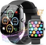 Smart Watch for Men Women, 1.91"Smartwatch with Answer/Make Call, Fitness Tracker with 100+ Sport Modes, Watches IP68 Waterproof/Heart Rate/Sleep Monitor/Pedometer, Activity Tracker for Android iOS - Image 2