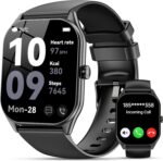 Smart Watch for Men Women, 2.0" HD Touchscreen Fitness Tracker, Bluetooth Calls/Notifications, IP68 Waterproof, 100+ Sport Modes Fitness Watch, Heart Rate Sleep Monitor Smartwatch for Android iOS - Image 2