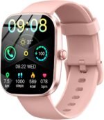 Smart Watch for Men Women, 2026 New Smartwatch(Answer/Make Call) , 1.91" Fitness Watch with 120+ Sport Modes, Fitness Tracke with Pedometer/Sleep Monitor/Heart Rate/IP68, for Android/iPhone Pink - Image 2