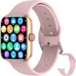 Smart Watch for Men Women Compatible Android iOS iPhone, 2.09" Touch Screen Fitness Tracker Smartwatch with Call/SMS/Sleep Monitor/Pedometer Two Sport Bands (Pink) - Image 2