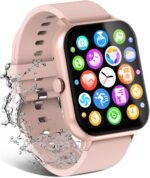 Smart Watch for Men Women Compatible with IOS Android Phone, 1.83" Full Touchscreen IP68 Waterproof Smart Watches,Fitness Tracker with Make/Recive Call 123+ Sport Modes Heart Rate/Sleep Monitor,Pink - Image 2