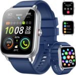 Smart Watch for Men Women, Fitness Tracker (Answer/Make Call), 1000 mAh Battery, 120+ Sport Modes, Step Counter/Sleep Monitor Fitness Watch, Smartwatch for Android/iPhone (Blue) - Image 2