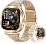 Smart Watch for Women, 1.72" Fitness Tracker with Answer/Make Calls, Sleep/Heart Rate Monitor, Smartwatch for Android iOS Support 100+ Sports Modes, IP68 Waterproof, Fitness Watch with 2 Band - Image 2