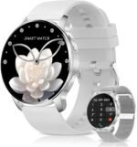 Smart Watch for Women, Bluetooth Smartwatch Make/Receive Calls With 24-hour heart rate&sleep monitor, IP68 Waterproof Fitness Tracker Watch for Android iOS, 120+ Sports Modes, 200+ Dials（Silver） - Image 2