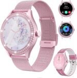 Smart Watch for Women - Make/Answer Call, 1.32" IP67 Waterproof Fitness Watch with Heart Rate Sleep Monitor, 100+ Sports Modes Activity Tracker, Step Counter Smartwatch (Violet) - Image 2