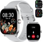 Smart Watch for Women Men(Answer/Make Call), Smartwatches with Heart Rate/SpO2/Sleep/Stress Monitor, IP68 Waterproof Activity Tracker for Android iPhone, 100+ Sports Fitness Watches (Gray, 2.01) - Image 2