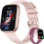 Smart Watch for Women with Bluetooth Call Answer/Dail,1.75" DIY Dial Fitness Watch with Pedometer Heart Rate Sleep Monitor Step Counter Calorie 120+Sport Modes Smartwatch for Android iOS - Image 2