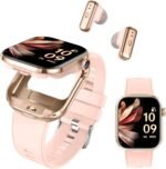 Smart Watch with Earbuds, 2.02" HD Screen，2 in 1 Smart Watches for Women, Waterproof Fitness Tracker Watch with Wireless Earphone Compatible for Android iOS with Sports Monitor Sleep - Image 2