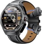 Smart Watch with Wireless Earbuds, Bluetooth Call Watches for Men 1.53" Steel Material Ultra-Thin Body 9D Sound Effects,Fitness Tracker Sports Watch, Compatible iPhone Android - Image 2