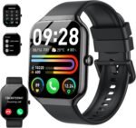 Smart Watch(Answer/Make Call), 1.96" HD Smartwatch for Men Women, 2025 Fitness Watch with 110+ Sport Modes/Heart Rate/Sleep Monitor/Pedometer, IP68 Waterproof Fitness Activity Tracker for Android iOS - Image 2