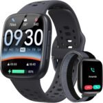 Smart Watches for Men Android iPhone (2 Bands), [1.85" AMOLED Screen] Smartwatch Fitness Tracker 3ATM Waterproof with Bluetooth Calls, AI Control, Heart Rate/SpO2/Sleep Monitor, 7 Days Battery - Image 2