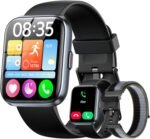 Smart Watches for Men (Android/iPhones), 120+ Sport Modes Fitness Tracker Watch with SpO2/Heart Rate Monitor, Steps/Sleep Tracker, 1.85" HD Smart Watch with Bluetooth Calls/Messages, 3ATM waterproof - Image 2