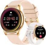 Smart Watches for Women, 1.3" Waterproof Fitness Tracker Smart Watch with Blood Pressure/Heart Rate/Sleep Monitor/Spo2/100+ Sports/Bluetooth Call/DIY Watch Face, Smartwatch for Android Phones/iPhone - Image 2