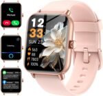 Smart Watches for Women (Make/Answer Calls), Alexa Built-in Smart Watch for Android/iPhones with Receive Messages/Emails/Reminders, 1.85" HD Fitness Tracker Watch with Heart Rate/Sleep/SpO2 Monitor - Image 2
