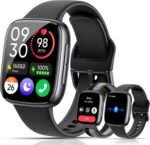Smart Watches for Women Men with 2 Bands, 1.85-inch AMOLED HD Display (390x450), 12-Day Battery Life, 3ATM Waterproof (30m), Call, Health Monitoring, Fitness Tracking Smart Watch - Image 2