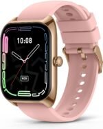 Smart Watches for Women Men,Smart Fitness Tracker (Answer/Make Calls), 110+ Sport Modes with Step Counter/Sleep Monitor, IP68 Waterproof, Fitness Watch for iOS Android,Pink - Image 2
