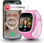 Smartwatch for Kids 3-12| 4G LTE GPS Tracker for Kids & Voice Calling, Texting, SOS Alerts, Camera, Fitness Tracker, Parental Control | Phone Watch for Boys & Girls- (Pink) - Image 2