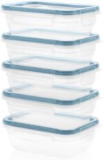 Snapware Pyrex Simply Store (8-Pack) Glass Food Storage Containers Set, (1, 2, 4 & 7 Cup) Meal Prep Containers With Plastic BPA-Free Lids, Dishwasher & Microwave Safe - Image 2