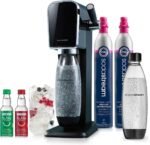 SodaStream - ART Sparkling Water Maker | VALUE BUNDLE | CQC CO2 system | Includes 2x CO2 Cylinders, 2x 32 Fl Oz Dishwasher Safe Bottles, 2x Bubly Flavor Drops | Combine with Pepsi Flavors | Black - Image 2