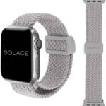 Solace Bands Imperium Adapt Wide Adjustable Nylon Braided Watch Band - Compatible with All Apple Watches - Solace Apple Watch Bands for Women & Men - Smart Watches Band Series 11-1, Ultra, SE - Image 2