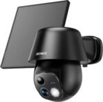 Solar Security Cameras Wireless Outdoor, 2K Pan/Tilt 360° View Solar/Battery Powered WiFi Cameras for Home Security with AI Motion Detection, Spotlight, 2-Way Audio, Siren, IP65, SD/Cloud Storage - Image 2