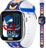 Sonic The Hedgehog Kids Smartwatch – Bluetooth Calling, Messages, Camera, Music, Sleep Tracker, Fitness & Activity Apps – 6 Watch Faces, Touchscreen, USB Rechargeable – Fits Wrists 5.5" to 8" - Image 2
