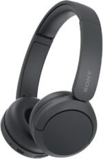 Sony WH-CH520 Wireless Headphones Bluetooth On-Ear Headset with Microphone and up to 50 Hours Battery Life with Quick Charging, Black - Image 2
