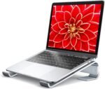 Soqool Laptop Stand for Desk,Aluminum Computer Stand for Cooling,Sturdy Stable Ergonomic Laptop Riser Compatible with MacBook Pro Stand Air/Dell/HP/Lenovo 10-16.2inch Notebook,Work Home Office - Image 2