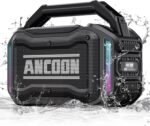 Speakers Bluetooth Wireless: 80W(Peak) Loud Speaker with Bass, 20H Playtime, IPX6 Waterproof, Large Jobsite Speakers for Work, Outdoor, Workshop, Garage, Portable Speaker with TWS (Black) - Image 2