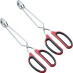 Stainless Steel Scissor Tongs with Comfort-Grip Handle 12-Inch, Set of 2 - Image 2