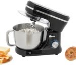 Stand Mixer, 4.5L/1.19Gal Tilt-Head Food Mixer, 380W Small Electric Food Mixers, Multifunctional Kitchen Mixers for Kneading Dough, Whipping Cream, Eggs - Image 2