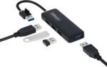 StarTech.com 4-Port USB-A Hub, USB 3.0 (5Gbps) Data Transfer, Bus Powered, Travel Mini Hub, Portable Multi-Port USB Splitter, Windows PC, MacBook, iMac, Chromebook, Surface and More - Image 2
