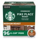 Starbucks K-Cup Coffee Pods, Medium Roast Hot or Iced Coffee, Pike Place Roast, 96 Keurig Pods ​ - Image 2