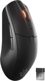 SteelSeries Rival 3 Wireless Gen 2 Gaming Mouse — 2.4GHz and Bluetooth — 18000 DPI TrueMove Air Optical Sensor — 60 Million Click Durability — Light-Weight — 100% PTFE Feet — Black - Image 2