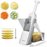 SupMaKin Safe Mandoline Slicer for Kitchen, Potato Slicer for Chips, Vegetable & Food Cutter,Thickness Adjustable 0.1-8 mm, Kitchen Faster Slice Artifact (Only Slicer) - Image 2