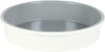 Sur La Table Kitchen Essentials Bake Sale 9 Inch PFOA, PFAS, PTFE Free Nonstick Round Cake Pan - Linen White - Image 2