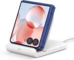 SwanScout Wireless Charger for Samsung Z Flip 6, SwanScout 501S, Foldable Fast Wireless Charging Stand for Galaxy Z Flip 6/5/4/3, Charging Station for Samsung Z Flip Series/Razr+(No Adapter) - Image 2