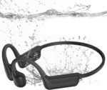 Swimming Headphones-Bone Conduction Headphones, IP68 Waterproof Open Earphones, LiteSurge Bluetooth 5.4 Underwater Sport Earbuds with 32 GB MP3 Memory for Swimming, Marathon-Black - Image 2