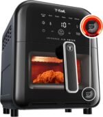 T-fal Infrared Air Fryer, 2x Faster Than Traditional Heating*, Large Air Fryer Toaster Oven Combo, 6 Qt Digital Touch Screen, 7-in-1 Cooking Functions, No-Shake Technology, 1550W, Black, - Image 2