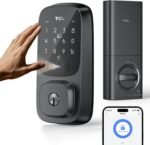 TCL Smart Lock D1 Pro, Palm Vein Recognition Door Lock with App Control, Keyless Entry Door Lock for Front Door, Wi-Fi Keypad Deadbolt, Compatible with Alexa & Google Assistant, Rechargeable Battery - Image 2