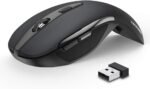 TECKNET Folding Wireless Mouse, 2.4G Travel Mouse Portable 3 Adjustable DPI 2000/1500/1000 Compatible with Notebook, PC, Computer, 2-Year Battery Life - Image 2