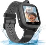TEZILON Kids 4G GPS Smart Watch, Global Real-Time Tracking Phone Video Call and Text Geo-Fence SOS Emergency Alert Voice Message Camera Pedometer Waterproof Anti-Lost GPS Tracker Birthday Gift - Image 2