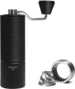 TIMEMORE Chestnut C2S Manual Coffee Grinder Stainless Steel S2C Conical Burr Coffee Grinder, Capacity 25g Hand Coffee Bean Grinder, Double Bearing Positioning, Black - Image 2
