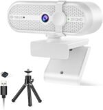 TOALLIN 2K Webcam for Streaming, 5 Million Pixels, Built-in Mic, FOV 90° Webcam with Tripod and Privacy Cover, USB Computer Camera for Laptop, Live-Streaming, Gaming, Video Calls - Image 2