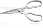 TONMA Kitchen Scissors All Purpose [Made in Japan] Full Metal Stainless Steel Japanese Kitchen Shears Heavy Duty with Micro Serrated, Cooking Scissors for Food Ergonomic Dishwasher Safe - Image 2