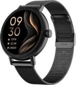 TOOBUR Smart Watch for Men Women with Two Bands, 40mm HD Smartwatch, Compatible with Android & iOS, Answer/Make Calls, Fitness Watch with Step/Sleep/HR Tracker, IP68, Stylish Gift, Black - Image 2