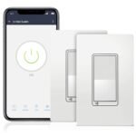 TOPGREENER Smart Light Switch, UL Listed, Neutral Wire Required, Single Pole or 3-Way, No Hub Required, Works with Amazon Alexa and Google Assistant, TGWF15S, 2 Pack - Image 2