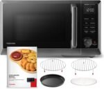 TOSHIBA Inverter Countertop Microwave Oven Air Fryer Combo MASTER Series, Broil, Convection, Speedy Combi, Even Defrost 11.3'' Turntable Sound On/Off, 27 Auto Menu&47 Recipes - Image 2